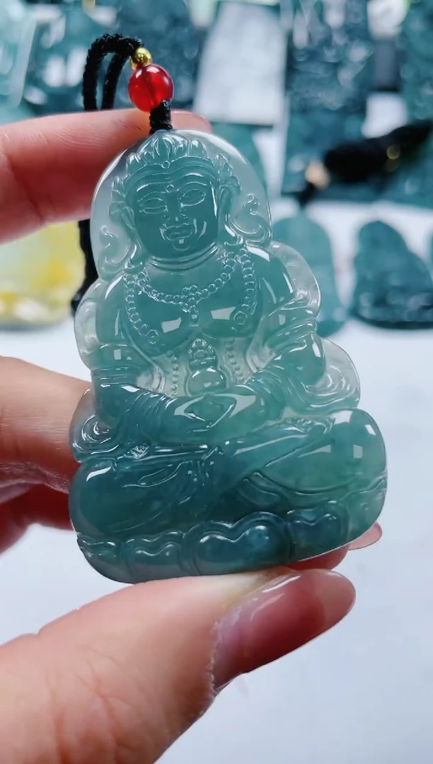 【闪购商品】翡翠颈饰未镶嵌多样性发货一件发货-度母观音