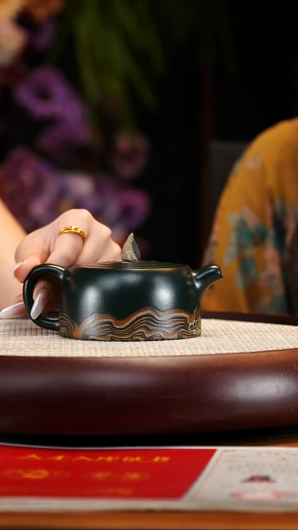 YJY91绿泥柴烧鸭先知230cc