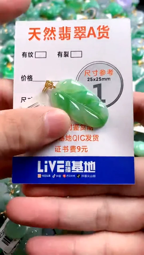 颈饰18K金镶嵌翡翠0399335631