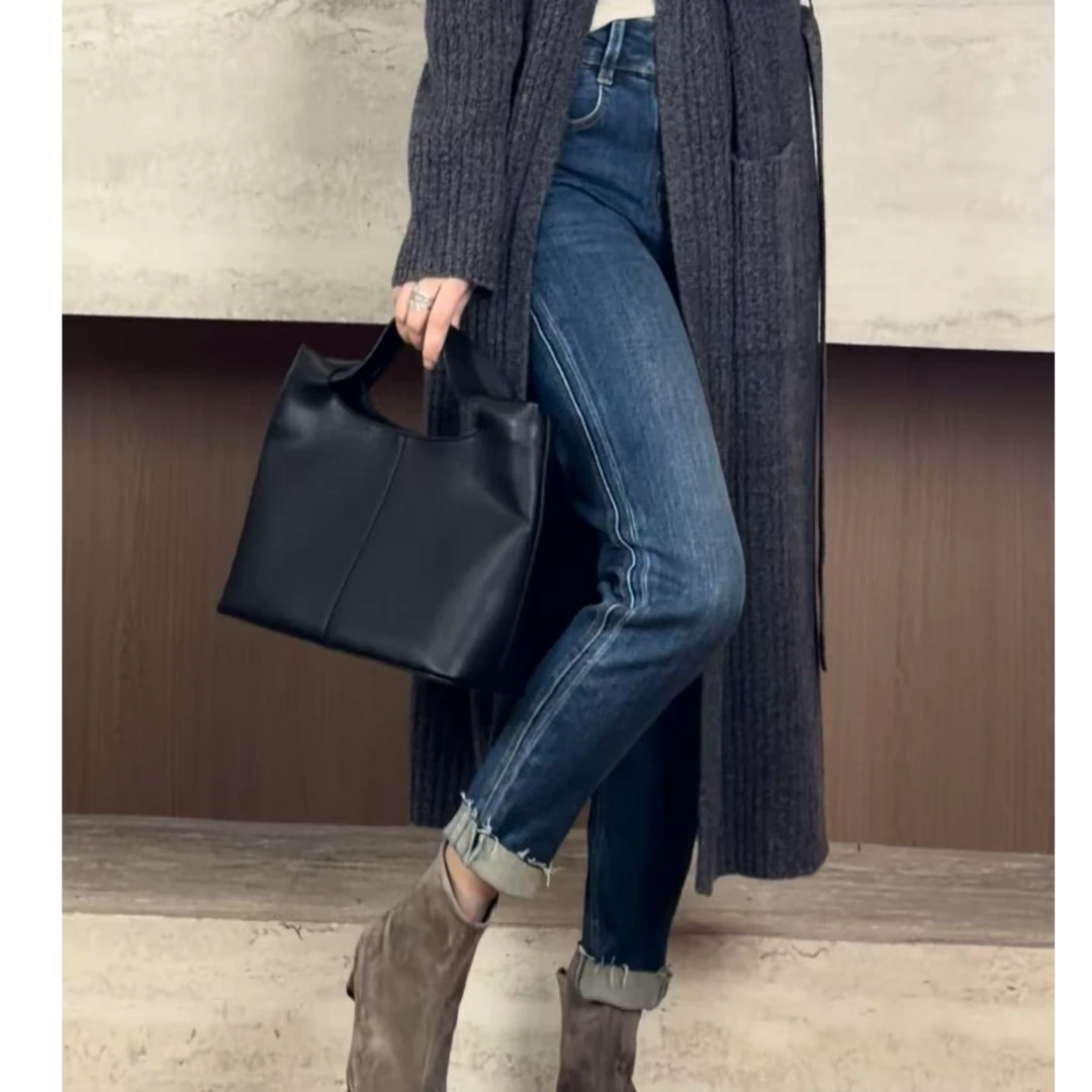 TANTAN 气质时尚修身九分裤秋冬牛仔裤3344