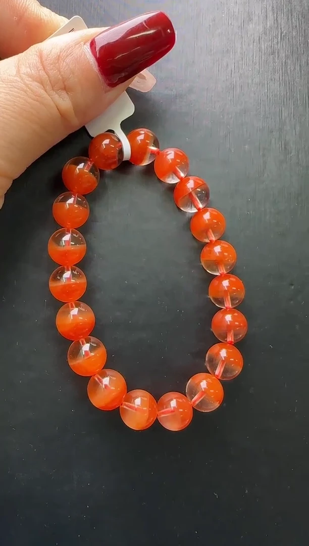 【闪购商品】水晶手串未镶嵌红兔毛手串10m+ JP38301