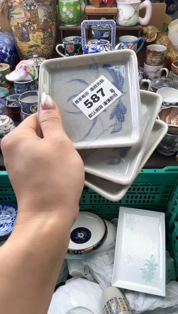 瓷片沈**马587号六六工艺品瓷器