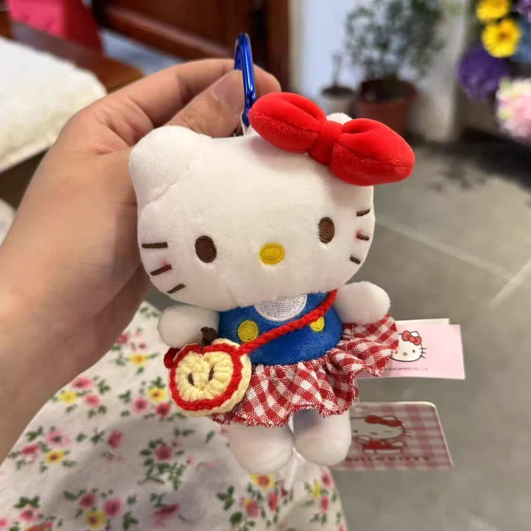 kitty苹果挎包kt玩偶女生背包挂件挂饰包包礼物钥匙扣闺蜜