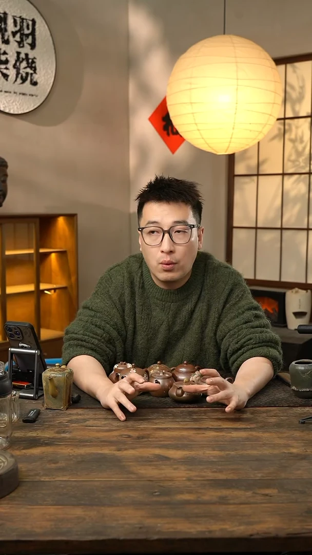 茶杯紫砂朱泥泥绘壶 任发其一