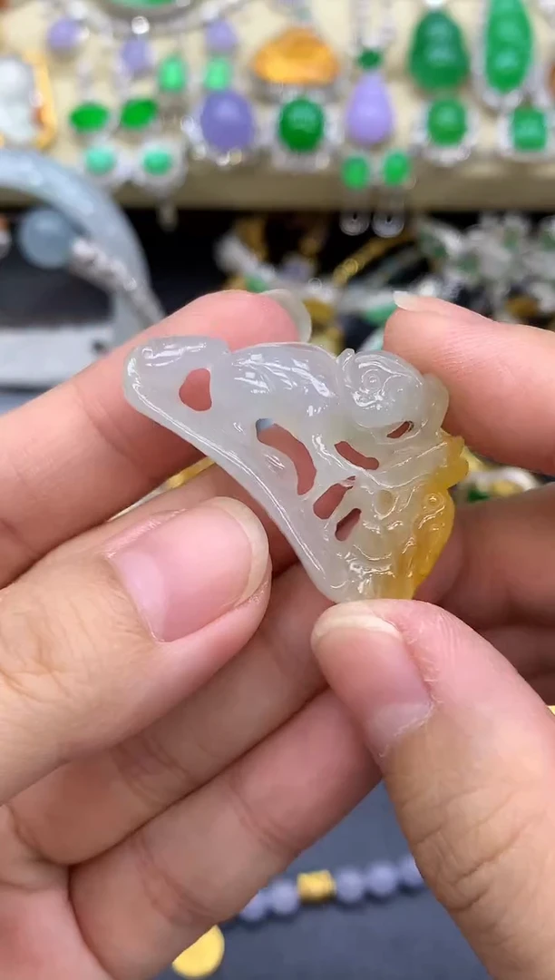 颈饰未镶嵌翡翠94-中国好珍宝