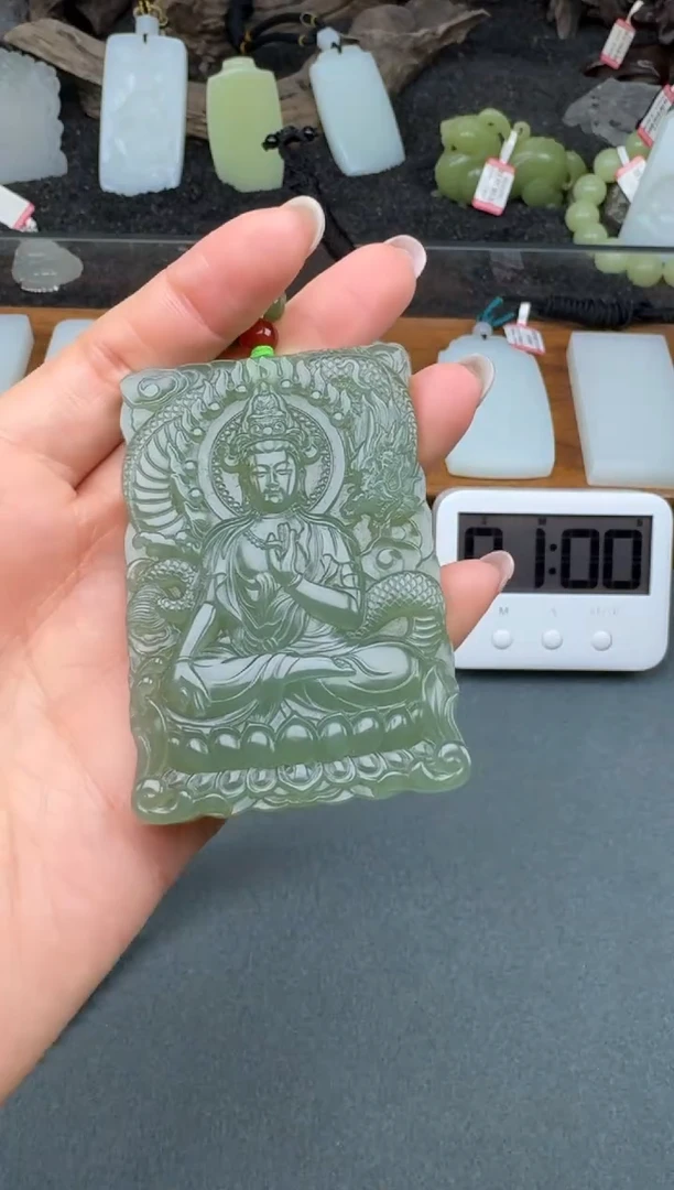 颈饰未镶嵌和田玉3