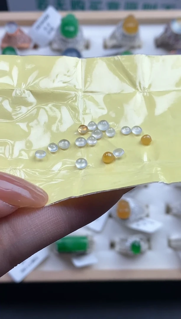 翡翠裸石天然翡翠裸石蛋面8