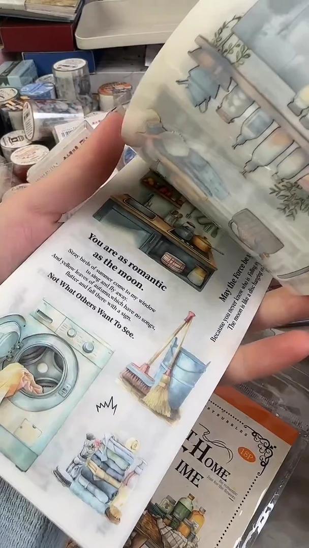 一***?1-10 柔宅时光贴纸本 6本