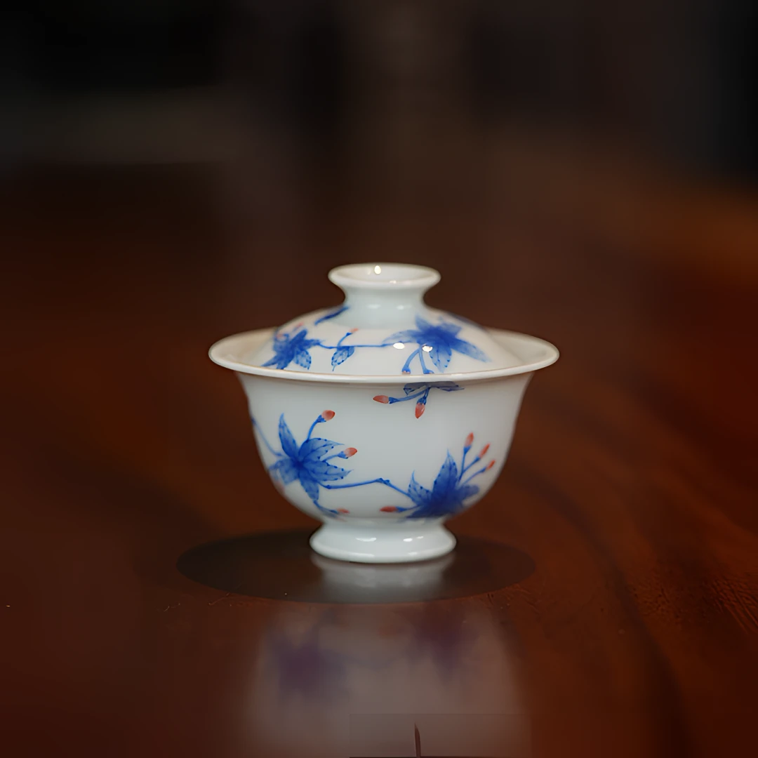 【宇佳成瓷】 青花系列 枸杞 茶器 63