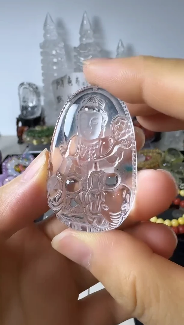 颈饰未镶嵌水晶10矿坑龙蛇普贤