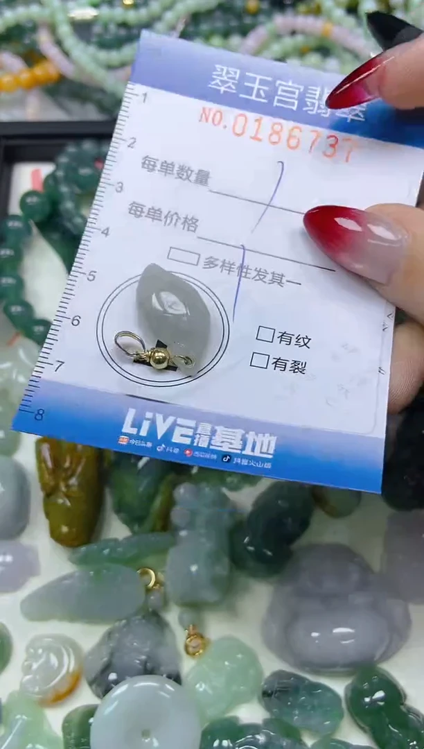 翡翠未镶嵌颈饰闪购0186737