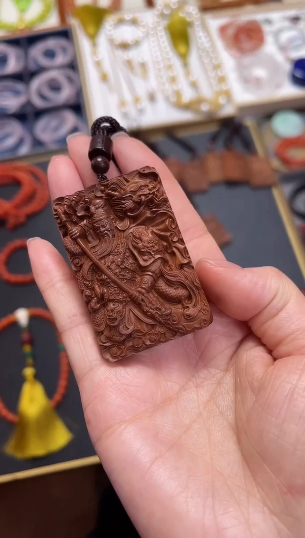 枣木无事牌枣木关公牌子