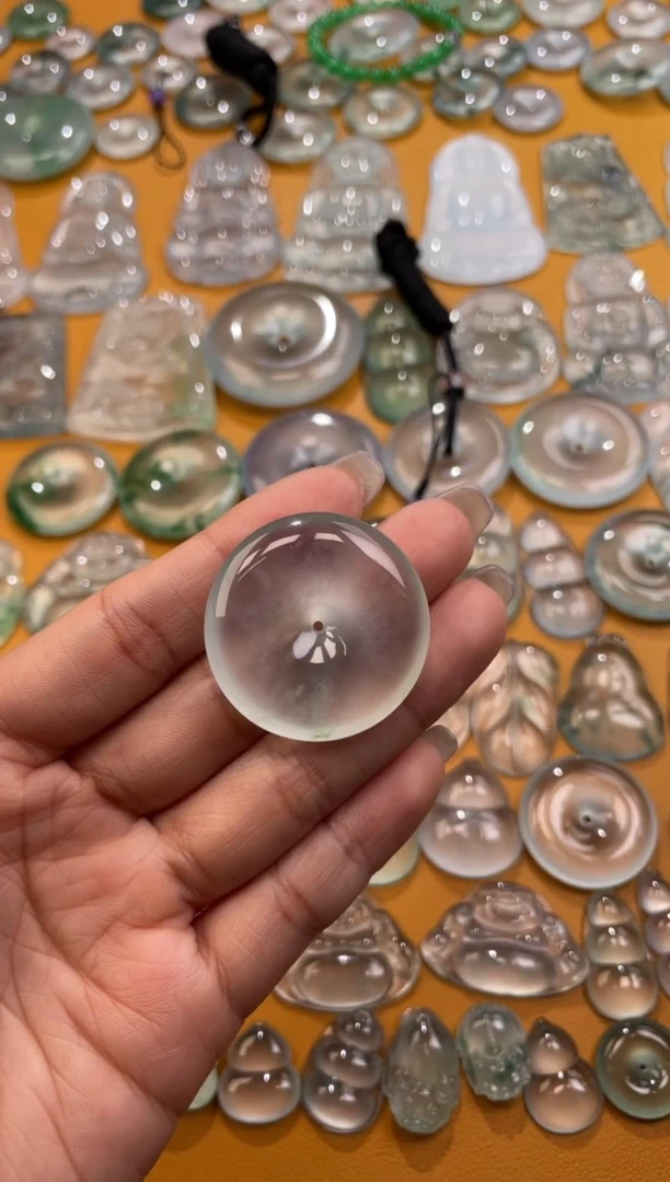 【闪购商品】翡翠吊坠(不含链)未镶嵌扣子 33 7.2