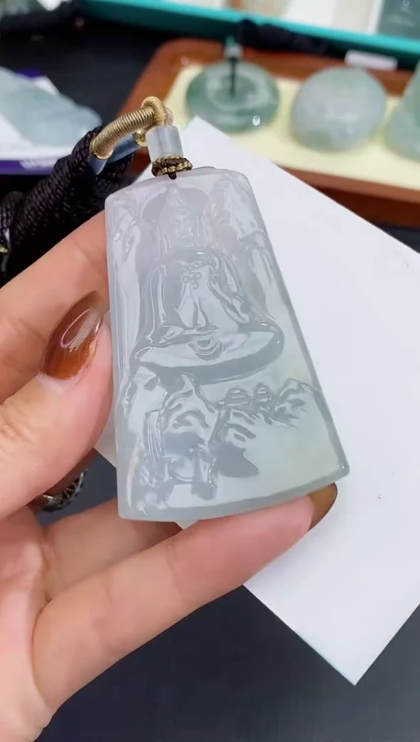 颈饰未镶嵌翡翠缅甸天然翡翠
