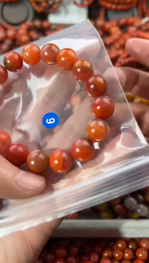 未镶嵌手串南红玛瑙12+