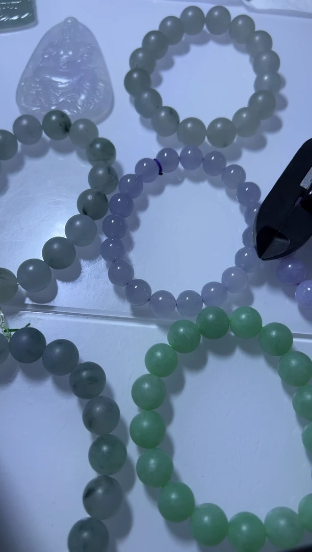 未镶嵌定制翡翠手串