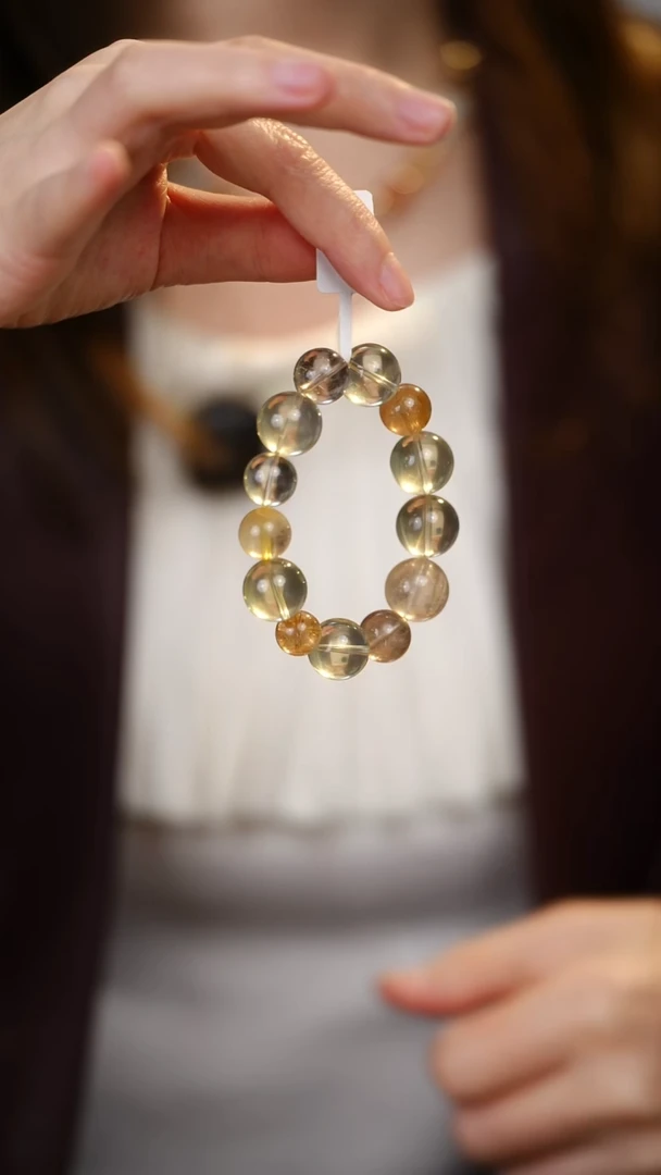 未镶嵌手串水晶黄水晶- 金发晶