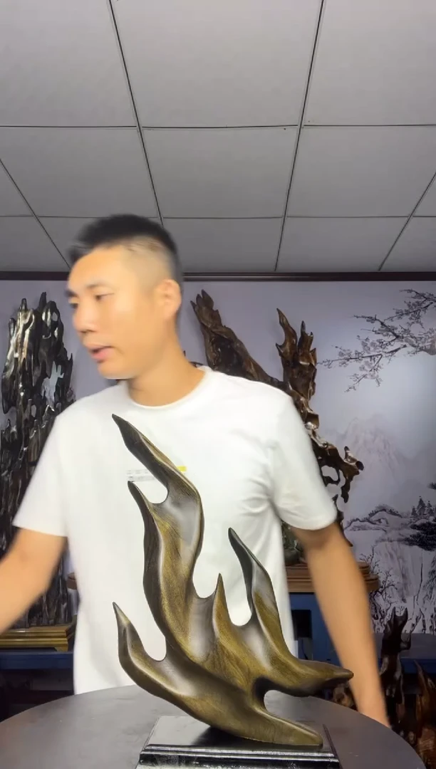 金丝楠木雕款随***丝金丝楠木工艺品摆件