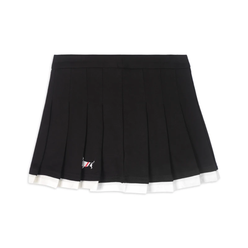 2025新款四条杠百褶裙