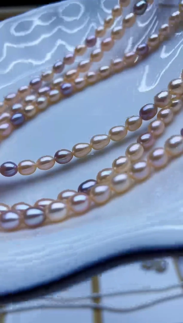 项链未镶嵌淡水珍珠项链多样性发其一