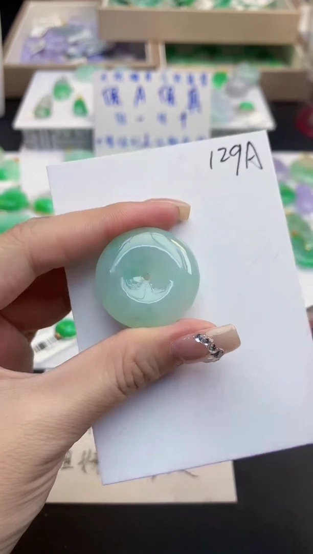 颈饰未镶嵌翡翠天然缅甸a货翡翠