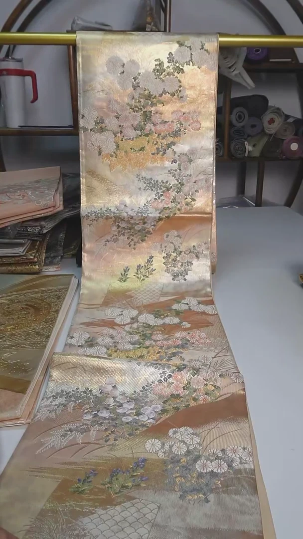 【闪购商品】织绣40西阵织六通花卉