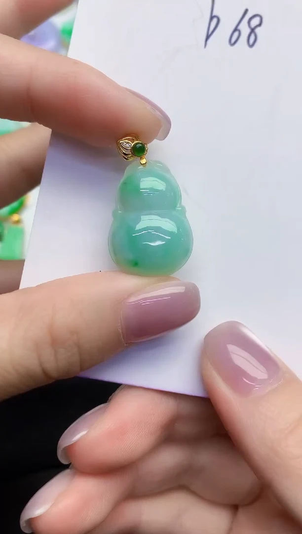 颈饰未镶嵌翡翠缅甸天然翡翠A货