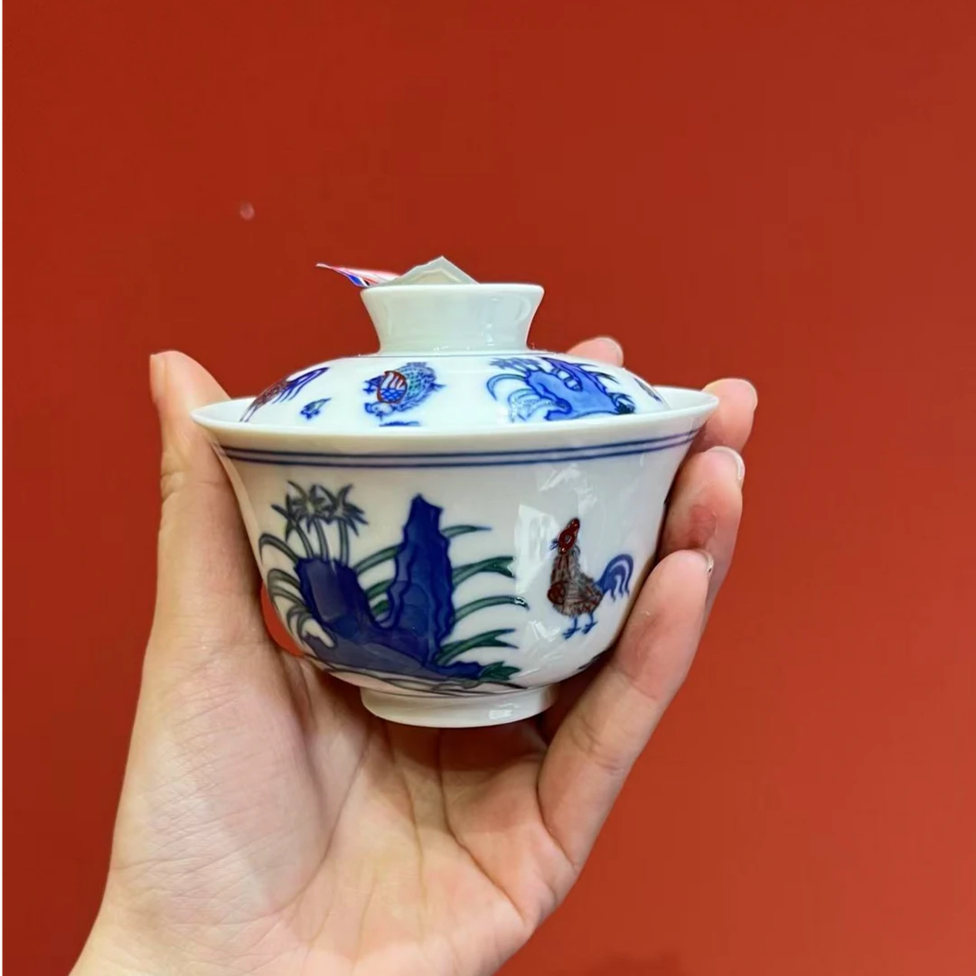 【非遗茶空间】景德镇盖碗Y02611