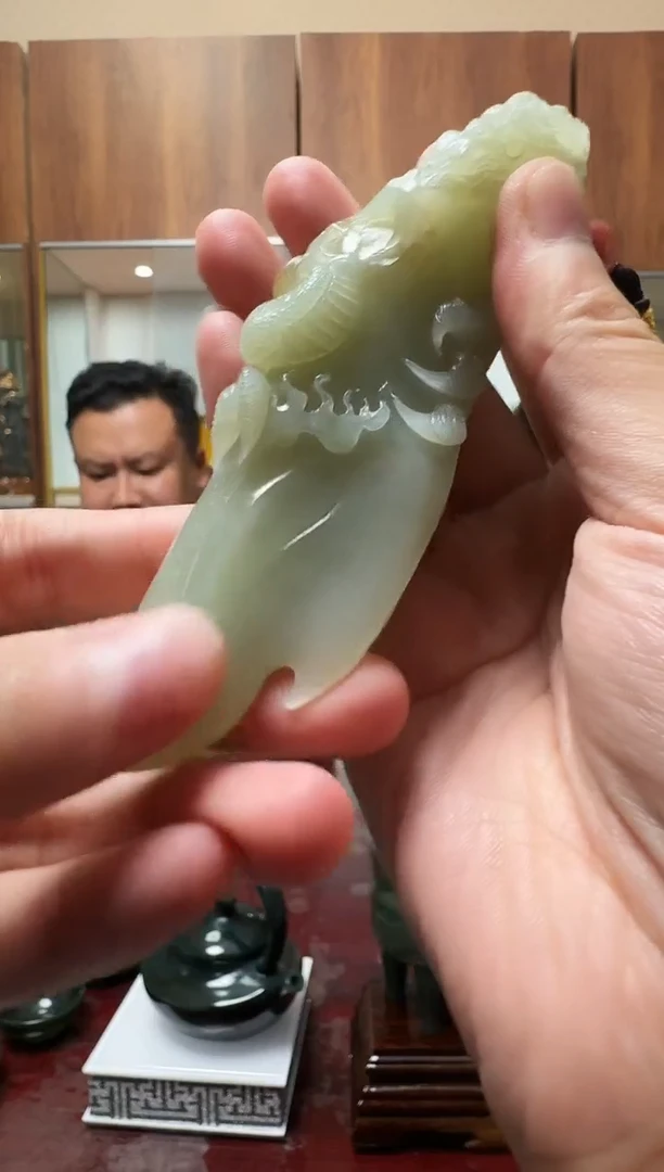 和田玉未镶嵌挂件WJS0725-68