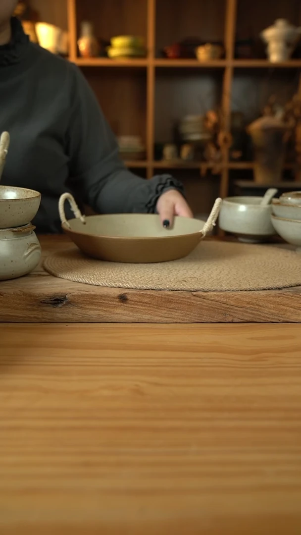 奶奶系列的9英寸麻绳盘1个