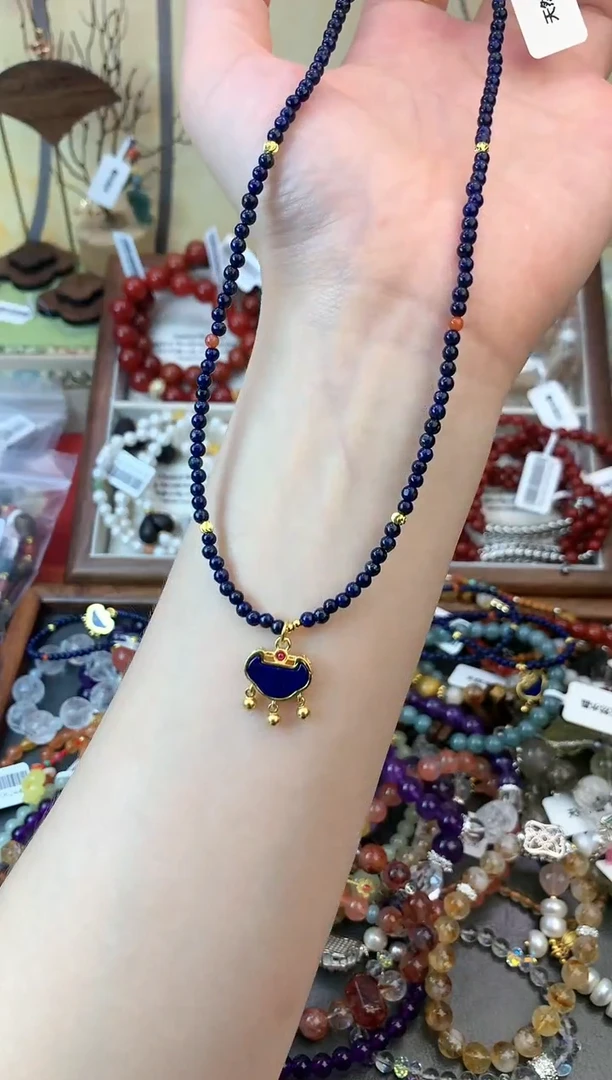 项链青金石未镶嵌456