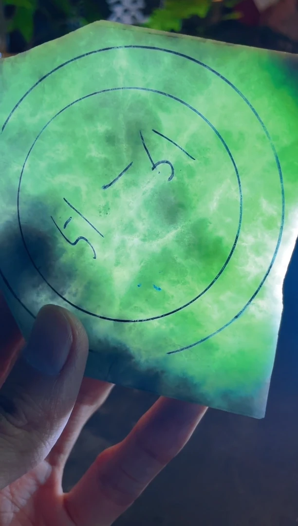 定制翡翠1未镶嵌闪****️翡翠