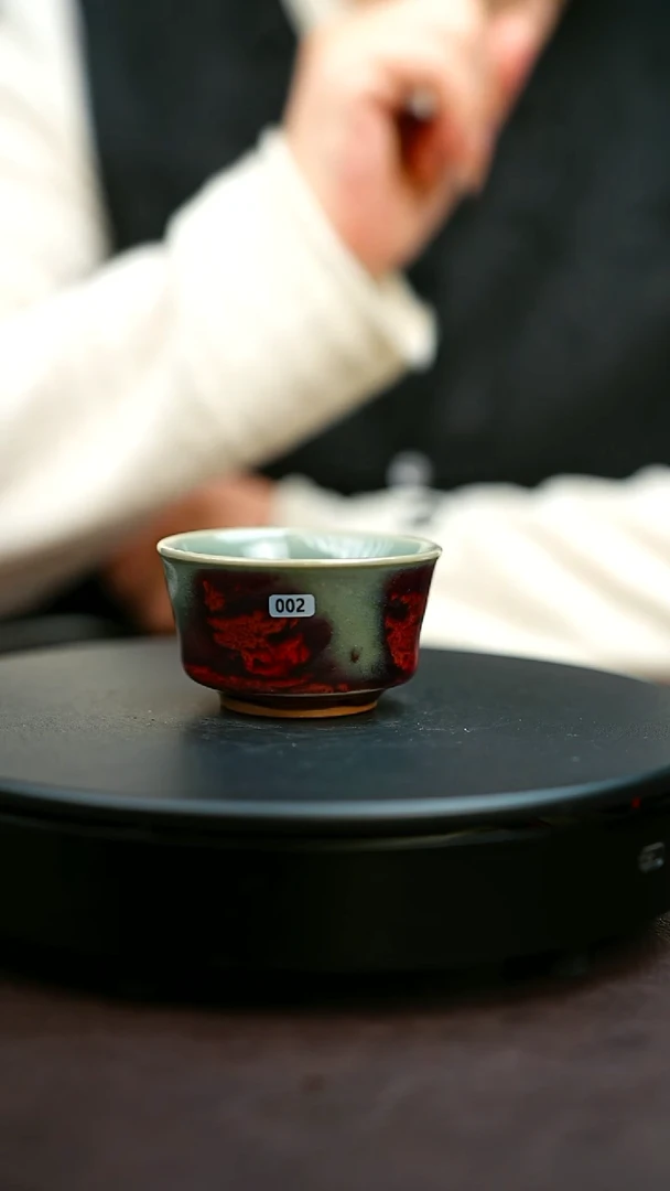 002#原矿钧瓷炉钧釉主人杯