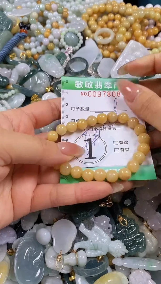 【闪购商品】翡翠颈饰未镶嵌闪购0097808多样性发其一