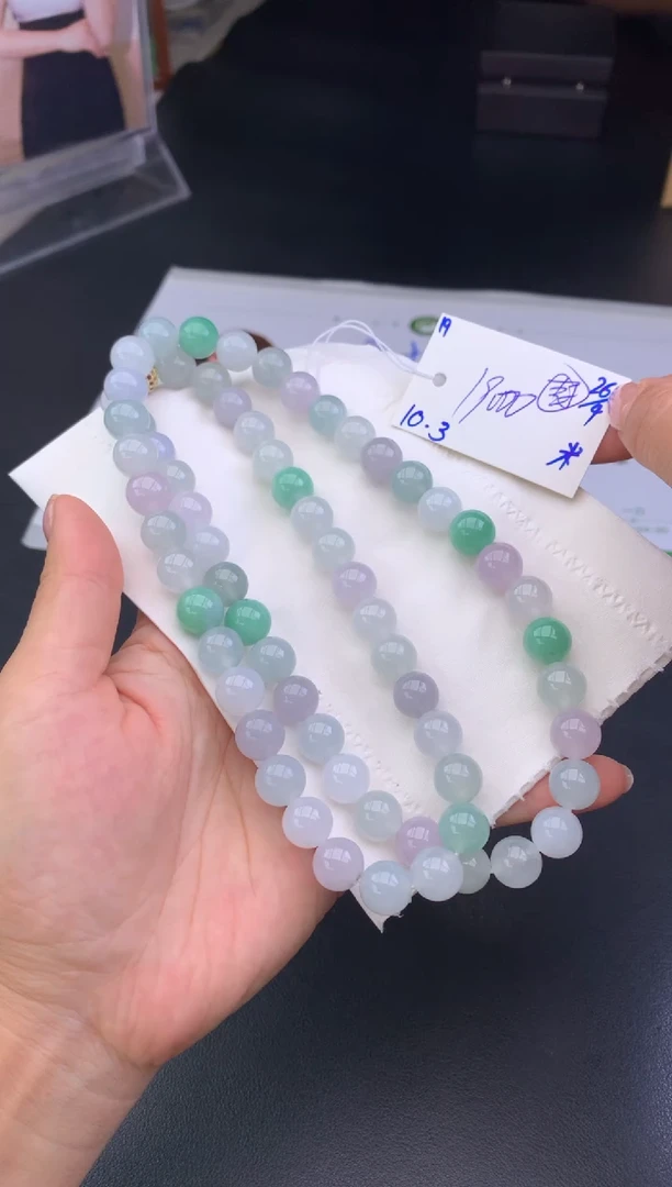 未镶嵌手串翡翠珠链