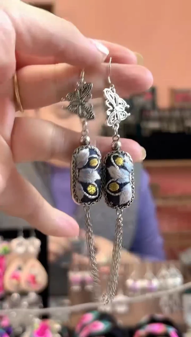 织绣艺枝独绣手工饰品161