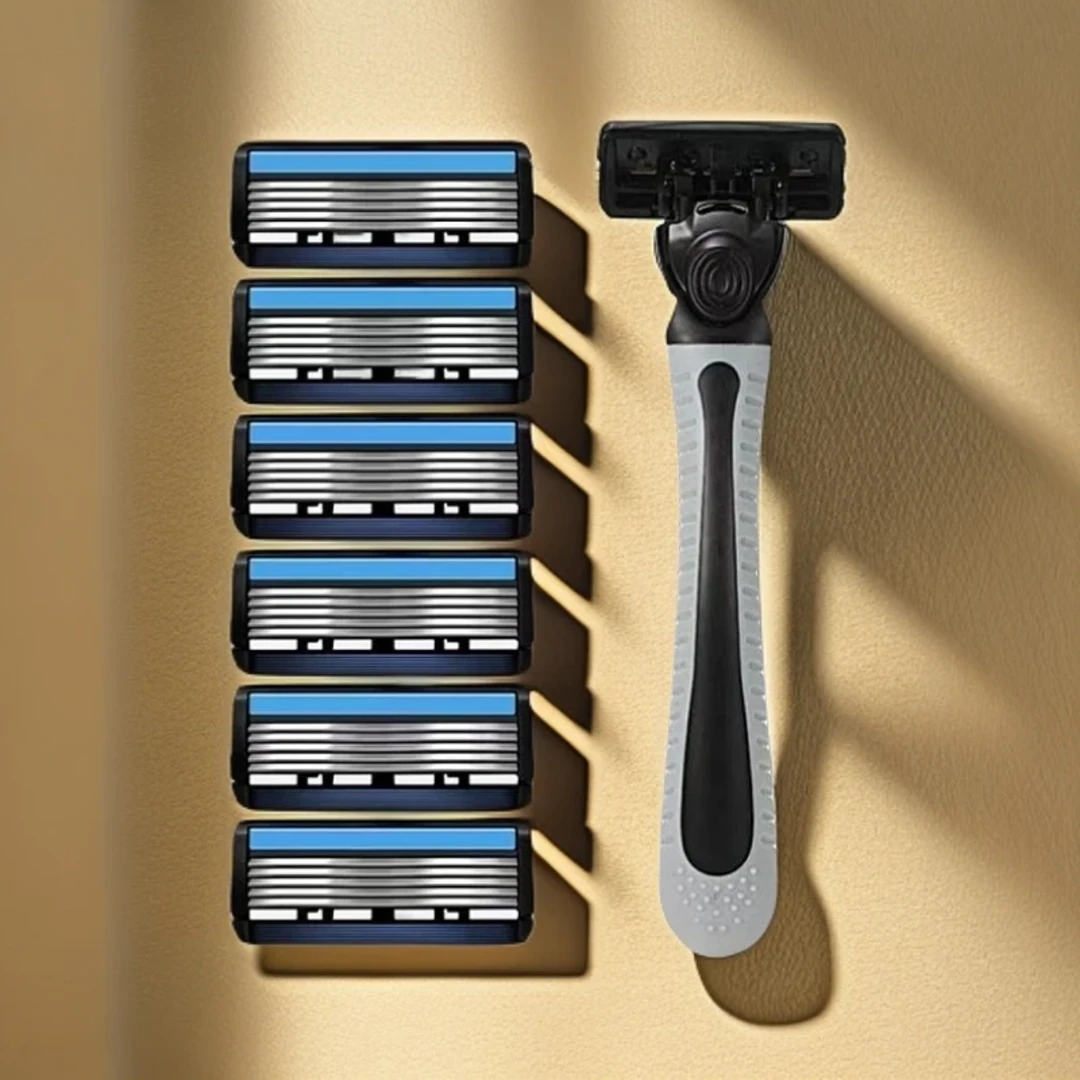 吉利克进口手动刮胡刀剃须刀男士刀剃须刀手动刮胡刀老式刮胡子刀