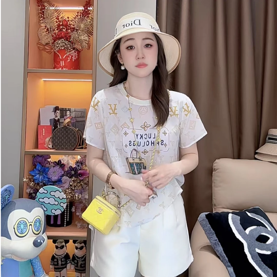 【丝芙玉禄】（F563）100%真丝双绉创意时尚百搭桑蚕丝t恤上衣