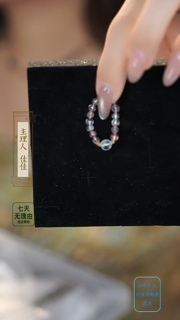 水晶戒指18K金镶嵌@@@@@@@@@@@@@