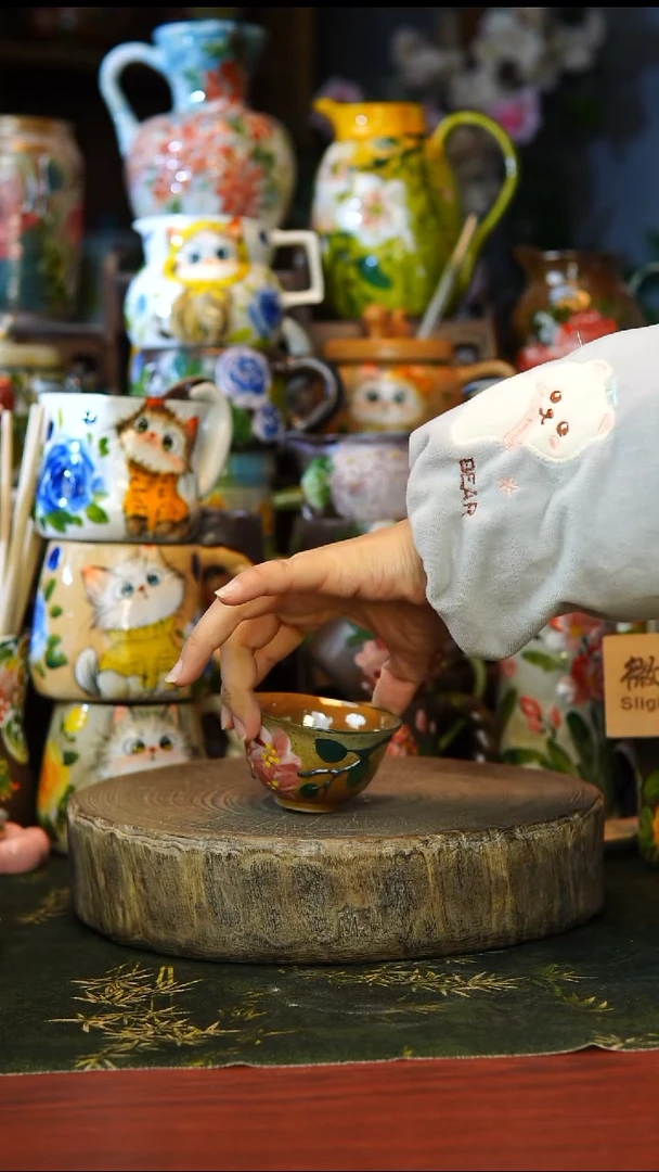 陶瓷3景德镇手工手绘釉下彩