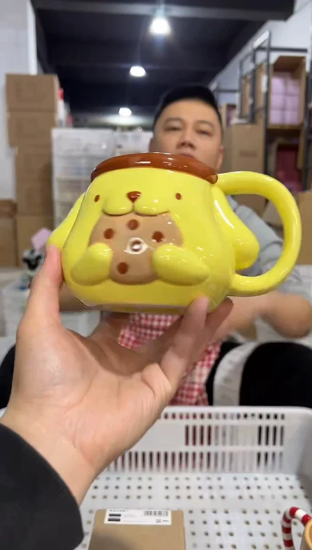 【闪购商品】杯布丁狗吃饼干水杯