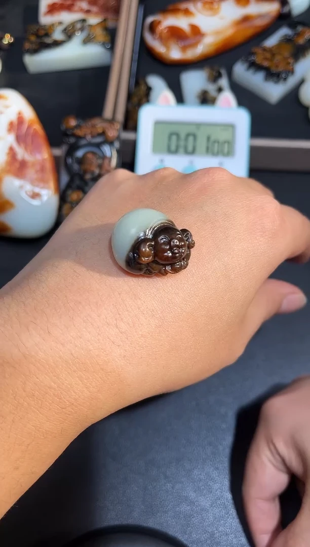 颈饰未镶嵌和田玉（子料）YL-DS-12.8-34