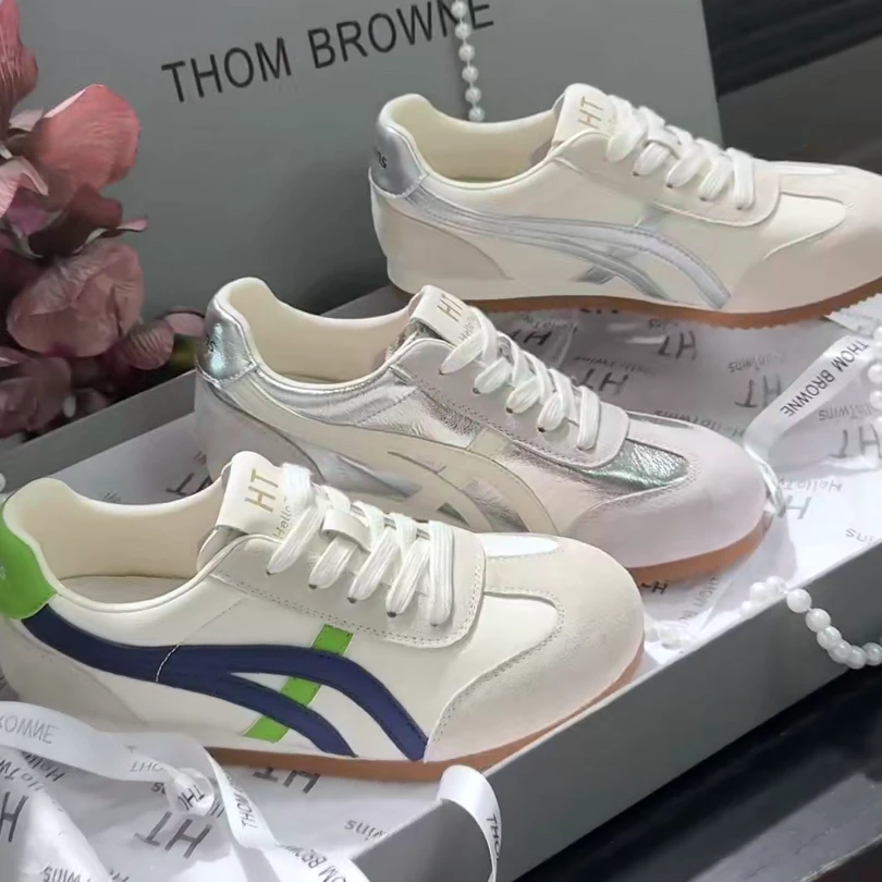 2025秋 轻软舒适 新透气舒适柔软德迅鞋平底女潮鞋休闲鞋板鞋女鞋