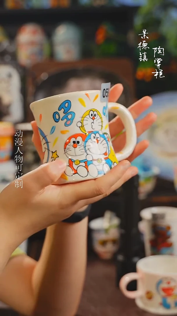 景德镇高温釉下彩纯手工手绘059