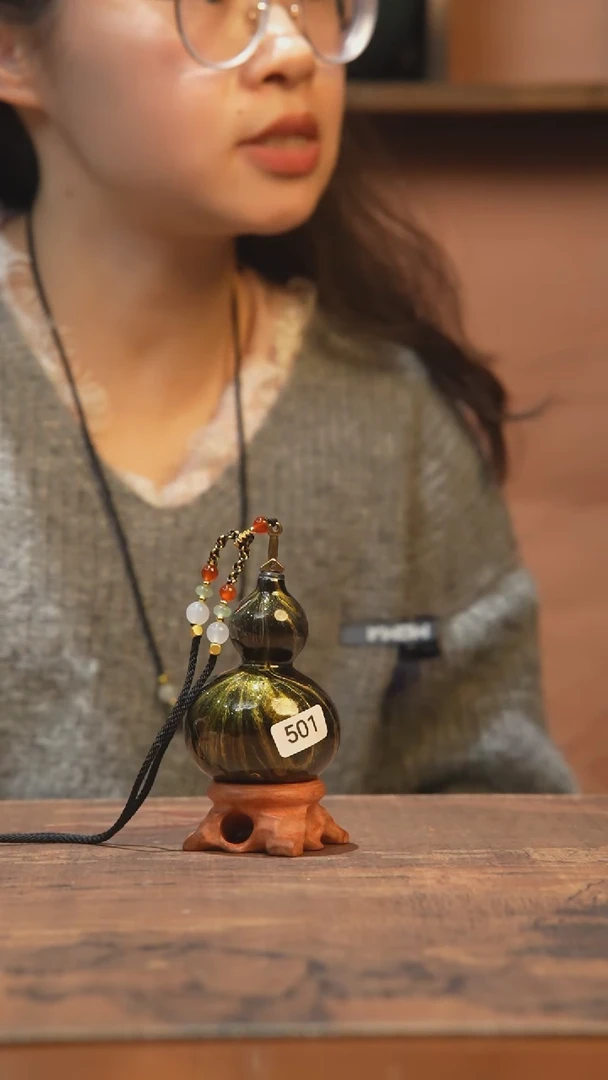 【闪购商品】501号-大漆小葫芦挂件（剑来款）