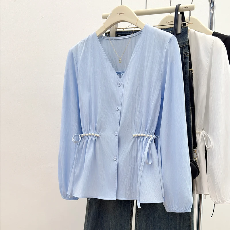 季念女款爆款长短袖2025年新款上衣女加宽加大女装大码衬衫