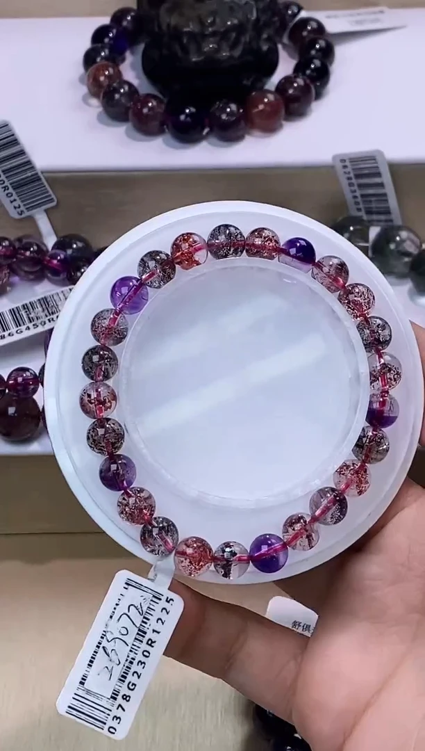 【闪购商品】水晶手链未镶嵌黑加仑超七单圈7m+