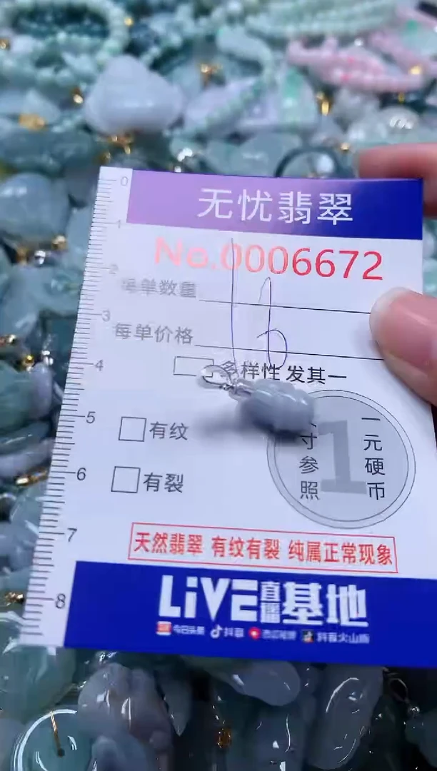 颈饰未镶嵌翡翠6672