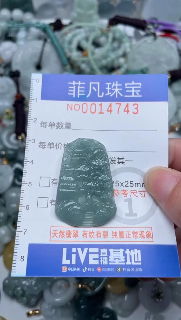 颈饰未镶嵌翡翠14743