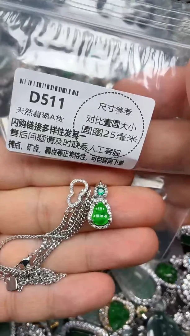 颈饰未镶嵌翡翠D511项链